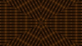 Orange neon vibrant Hexagon shape dj tunnel Abstract flashing glow animated background. Infinitely looped animation led circles dots display stage backlights floods effect lights - Powered by Shutterstock - Get 15% off with code: PIKWIZARD15