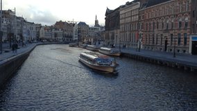Boat On Amsterdam Channel