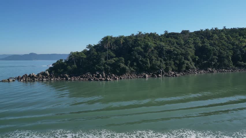 Ratones Island Wakeboard Floripa Drone Water Sport Adventure Beaches Waves Sea Water  Speedboat Motorboat Adrenaline Tropical Fun Summer Tourism Attraction Sporting Experience Competition Training