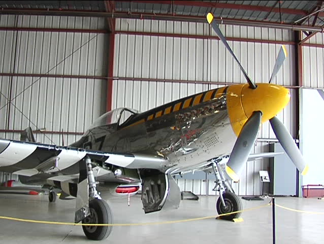 Proper plane in hanger.