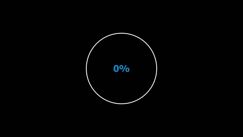 94 percent number circle  loading icon pie chart diagrams modern design animation . Royalty-Free Stock Footage #3467992963