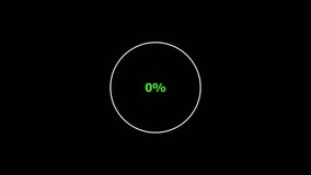 80% number percent circle loading icon pie chart diagrams modern design animation background. - Powered by Shutterstock - Get 15% off with code: PIKWIZARD15
