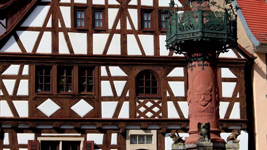 the historic german city of weinheim 4k 25fps video