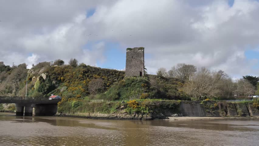 Ferrycarrig Castle, Co Wexford, Ireland - March 2024