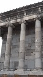 Garni building in Armenia vertical video