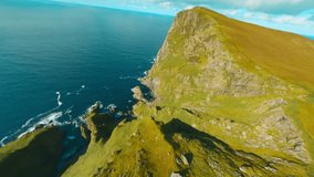 FPV Drone Flight down a cliffside in Norway!