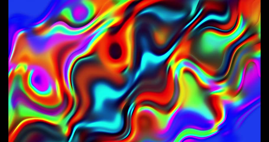 Background Concept Liquid Metal Gold Casting, Elegance, Technology in 4K