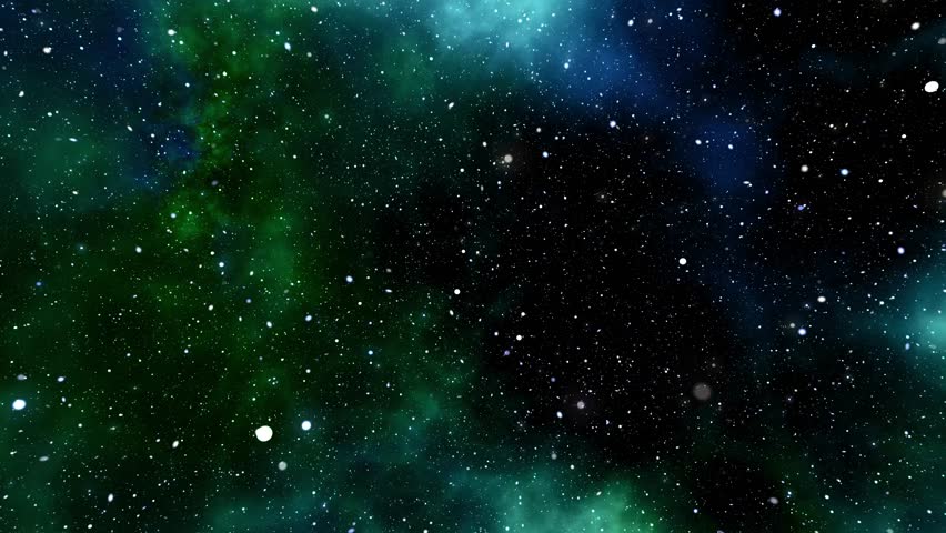 Space travel background. Seamless loop galaxy exploration through outer space towards glowing milky way galaxy. 4K looping animation of flying through glowing nebulae, clouds and stars field Royalty-Free Stock Footage #3469095833