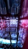 Abstract hi tech futuristic digital background vertical video