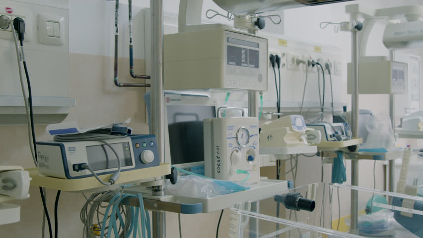 Close-up of medical technical equipment hospital modern medicine. Details of medical technical equipment diagnosing treating illnesses Medical technical equipment plays crucial role in patient care.