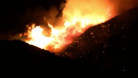 Massive Wildfires Burning Forests in california climate change 4k HD