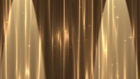 Golden Stage Spotlights Royal Awards Graphics Background. Lights Elegant Shine Modern. Space Falling Star Particles Corporate Template. Classy speedy lines Abstract Falling Particles Loop Video