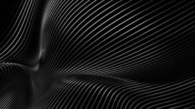 Abstract animation, background design with reflected lines, 4k seamless looped video, 3d render - Powered by Shutterstock - Get 15% off with code: PIKWIZARD15