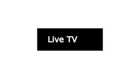 Animated Live tv Icon. Capture the Moment with Vibrant Visuals Perfect for Live streaming and Real-Time Engagement.