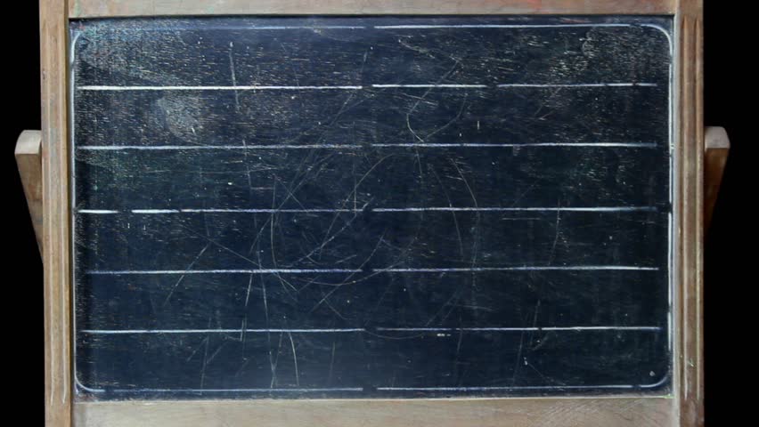 writing relativity formula on vintage blackboard