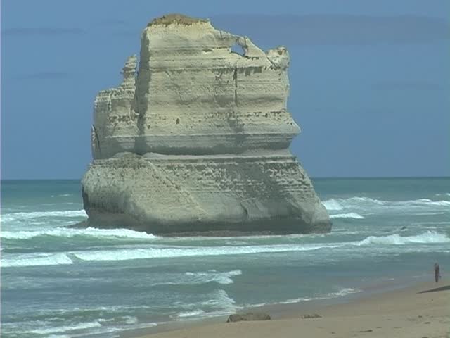 Rock and beach