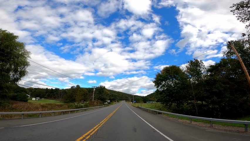 Hoosick, New York October 03 2021 New York State Driving 0405 Hoosick