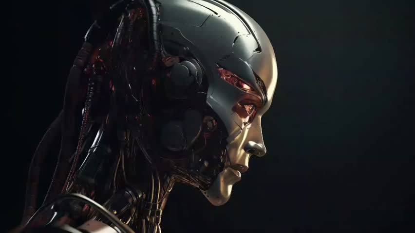 Witness Our Phenomenal Humanoid Robot, Skillfully Crafted Using Forged Bits of Data Amplified to Emulate Humanoid Features and Actions - A Creative Brainchild of Hybrid Innovation