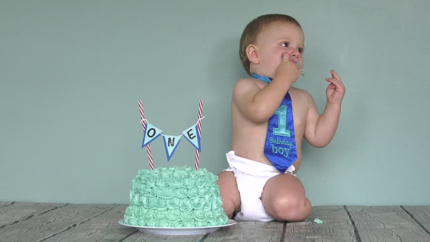 first birthday boy cake smash photoshoot 4k