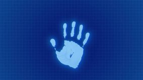 Scanning Handprint Animation. Scan for Recognition. Criminal Record Search. 4K - Powered by Shutterstock - Get 15% off with code: PIKWIZARD15