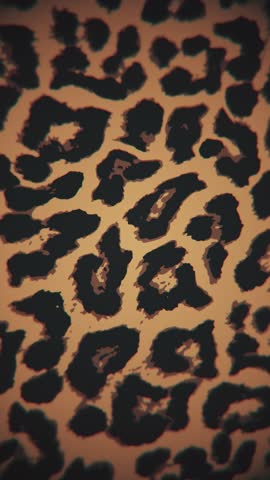 Vertical video - simple leopard print motion background. This animal print background animation is full HD and a seamless loop.	