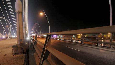 Bucharest Basarab Bridge Time Lapse
