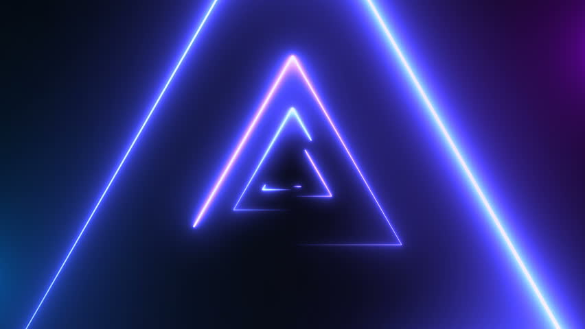 abstract background neon triangles seamless loop Stock Footage Video ...