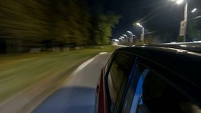 
Highway, Time Lapse, Car, Speed, Road, Vehicle POV, Hyper lapse, City, Driving, Fast, Town Buildings, Close-Up, Night, Smooth Movement, 4K, Urban, Transportation, Motion, Urban Landscape, Highway 