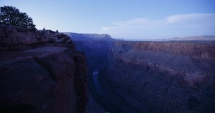 Grand Canyon timelapse View, The Grand Canyon, a steep-sided canyon carved by the Colorado River in Arizona, United States