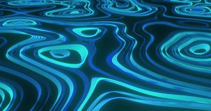Animation of colourful moving liquid background. Pattern, abstract background and digital interface concept digitally generated video.