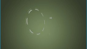 Animation of data processing and scope scanning over green background. Technology and digital interface concept digitally generated video. - Powered by Shutterstock - Get 15% off with code: PIKWIZARD15