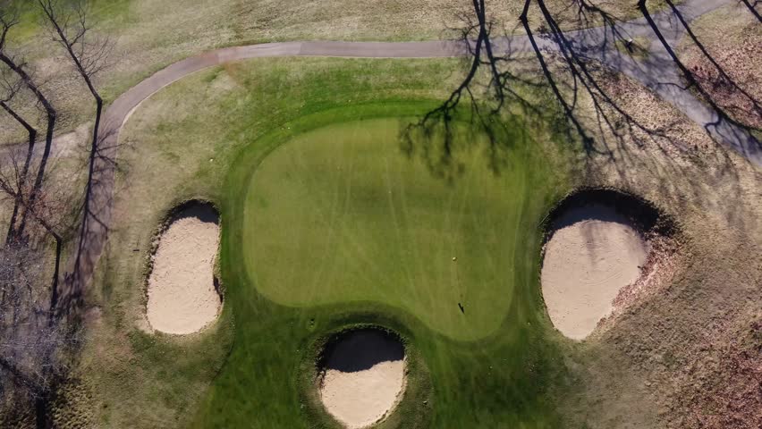 Vibrant greens hug earthly browns.