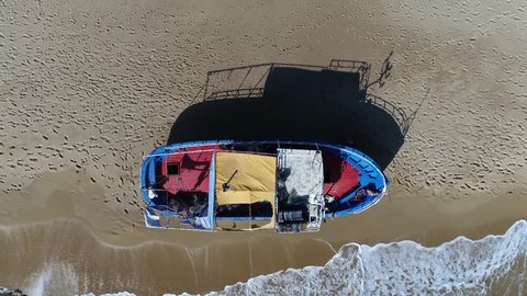 Aerial Photo Looking Down On Stranded Stock Photo 790895191 | Shutterstock
