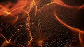 Nanotechnology research fractal wireframe effect video. 3D video seamless loop animation abstract depth of field background. - Powered by Shutterstock - Get 15% off with code: PIKWIZARD15