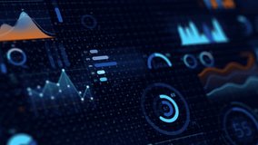 An animated abstract infographic of stock market. - Powered by Shutterstock - Get 15% off with code: PIKWIZARD15