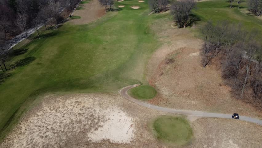 Nature's harmony on golf grounds.