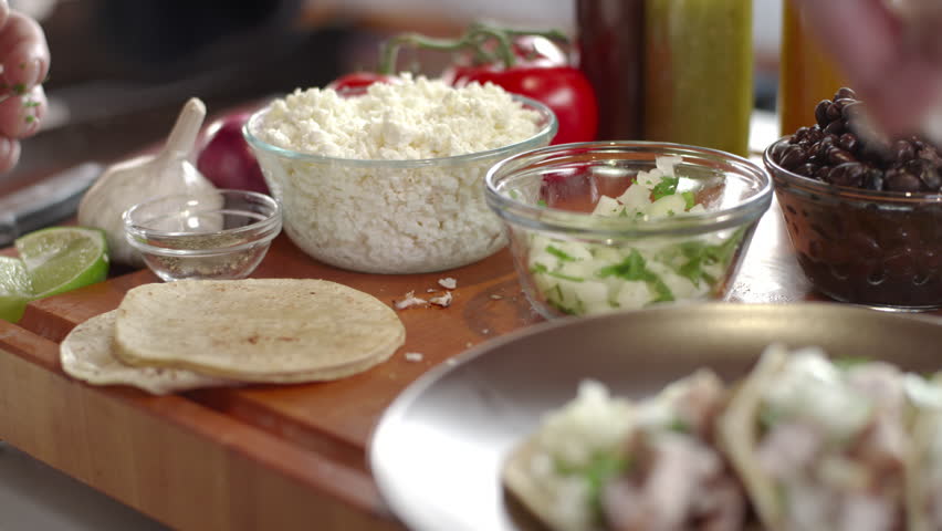 Slow-mo shot of bowl of cheese