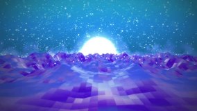 4k Retro Geometric Landscape Motion Background - Powered by Shutterstock - Get 15% off with code: PIKWIZARD15