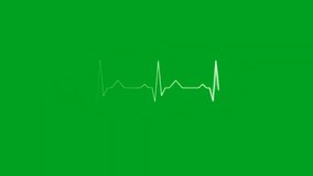 Neon Digital Heartbeat Plus top Resolution effect video green screen 4k, Abstract technology, science, engineering artificial intelligence, Seamless loop 4k video, 3D Animation, Ultra High Definition,
