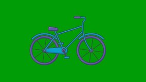 Cycle top Resolution green screen backgrounds 4k , The video element of on a green screen background, Ultra High Definition, 4k video, on a green screen background.