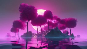 Lofi and Pink Nature Background tranquility Pink Japan ambience  - Powered by Shutterstock - Get 15% off with code: PIKWIZARD15