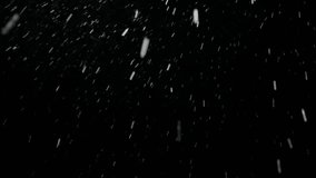 snowfall in the mountains wild nature on a dark winter night by the light of a lantern. Snowflakes spin like little stars, fly like a whirlwind, making your head spin. - Powered by Shutterstock - Get 15% off with code: PIKWIZARD15