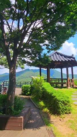 Okcheon, Korea, Heavenly Garden, sky, lake
