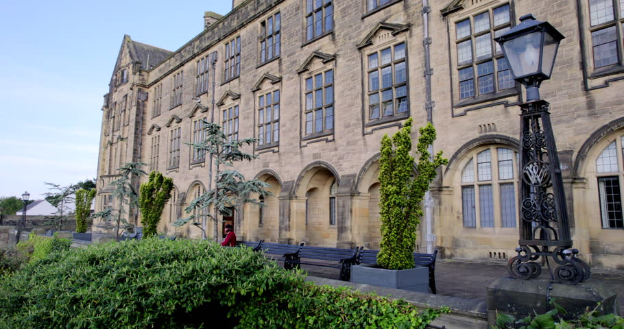 Classic University Exterior Day 4K