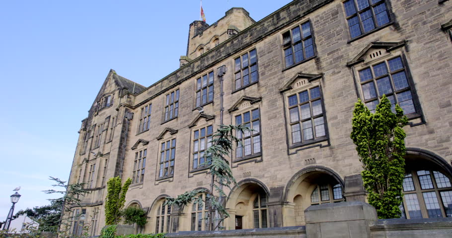 Classic University Exterior Day 4K