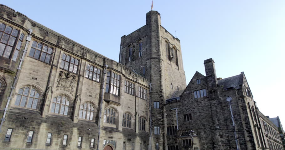 Classic University Exterior Day 4K