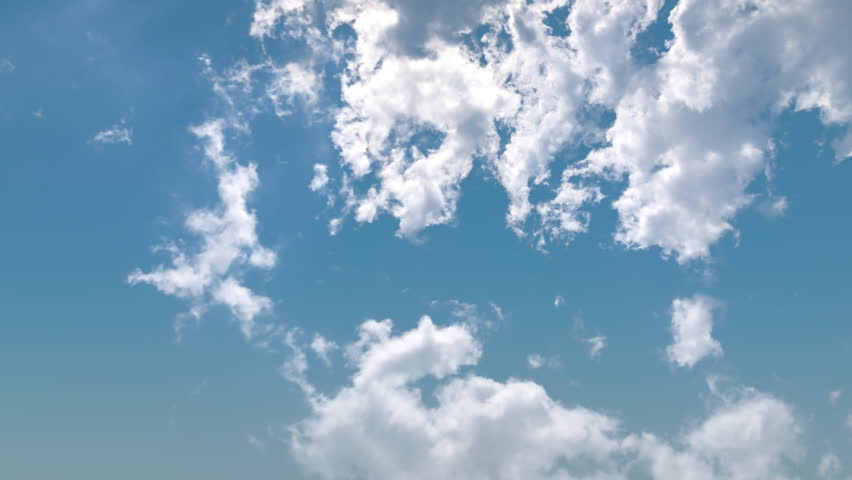 Blue sky white amazing clouds 4k background time lapse Beautiful weather cloudy heaven Beauty fluffy puffy cloudscape time lapse High sunny cumulus 4k Royalty-Free Stock Footage #3473932221
