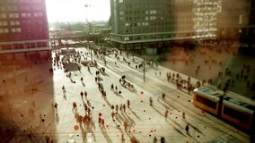 Urban Data Collection, Gathering Personal Data from City Walkers , Explore the process of data collection as personal information is collected from individuals walking in the city, shedding light - Powered by Shutterstock - Get 15% off with code: PIKWIZARD15