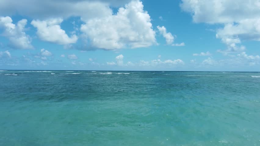 Aerial Drone Footage from the Coast of Oahu Hawaii