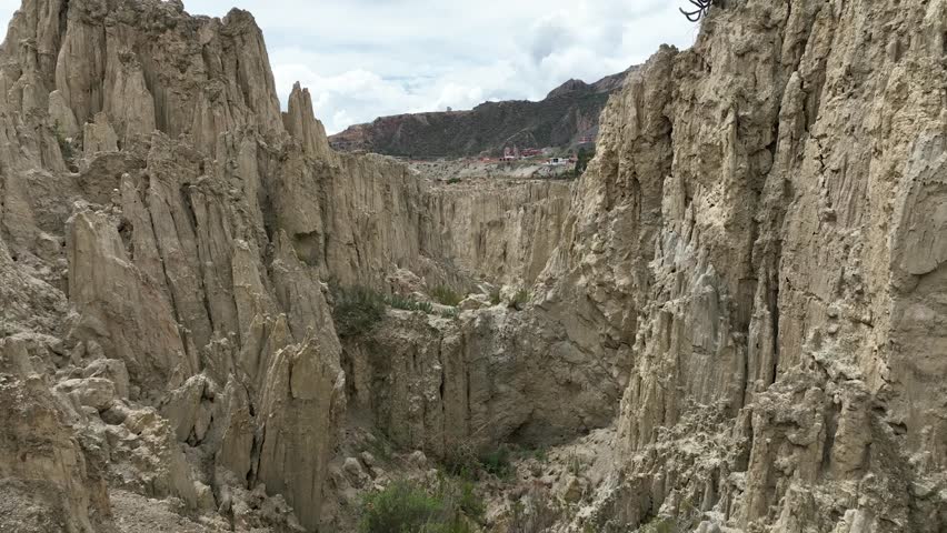 La Paz, Valle de la Luna scenic rock formations. Bolivia.